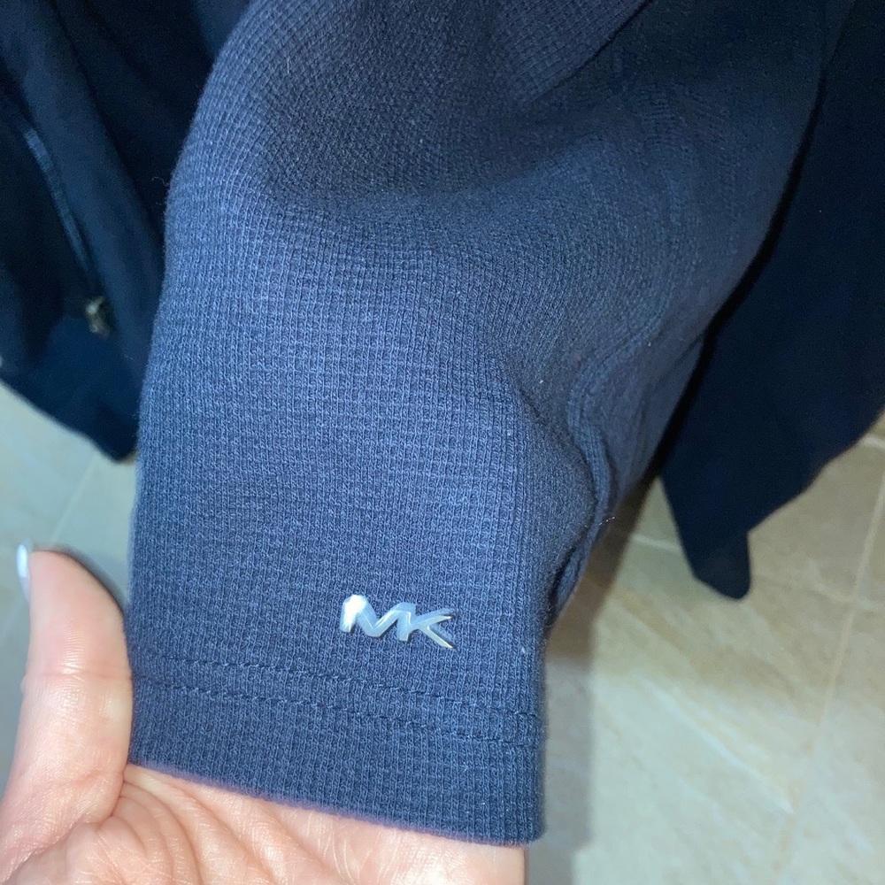 NWOT-Michael Kors Zip Up Hoodie - Picture 5 of 6